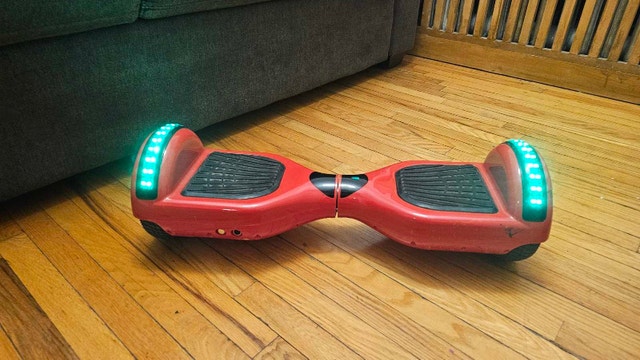 Used Red Hoverboard with Bluetooth and Lights - photo 4