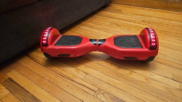 Used Red Hoverboard with Bluetooth and Lights - photo 5