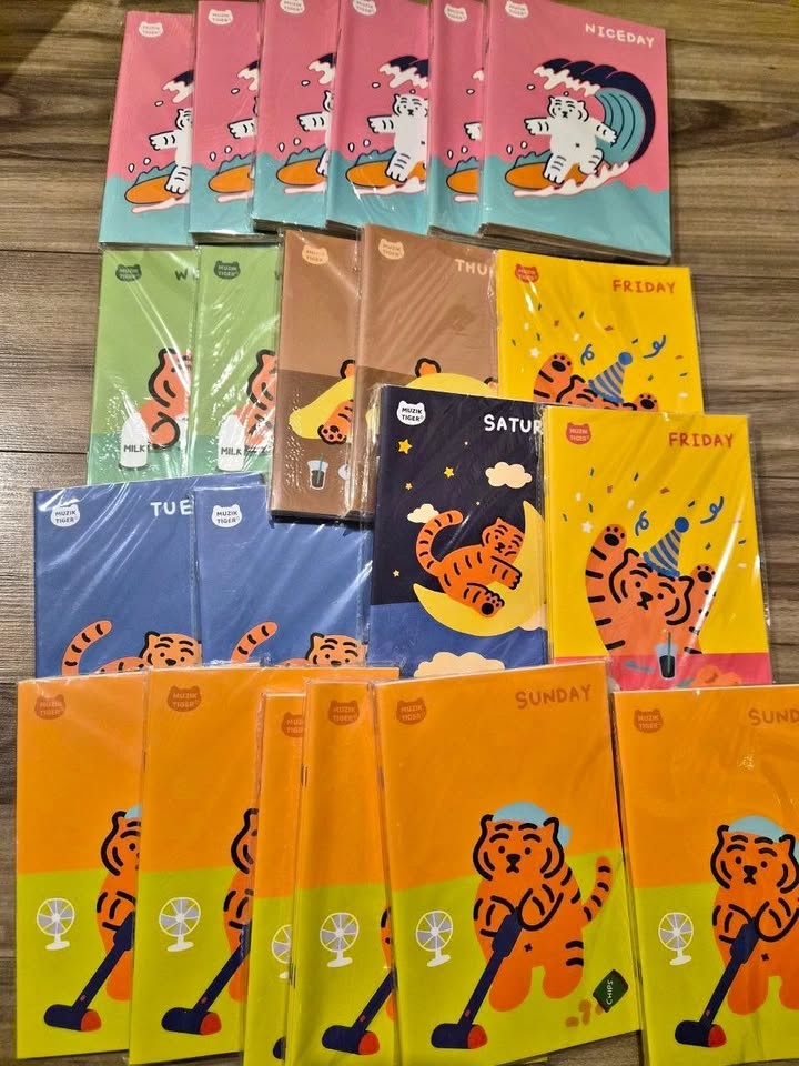 Muzik Tiger A4 Notebooks - 63 Count