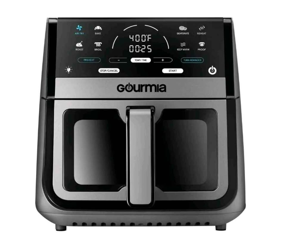 Gourmia 8 Qt Digital Window Air Fryer - Open Box - photo 2