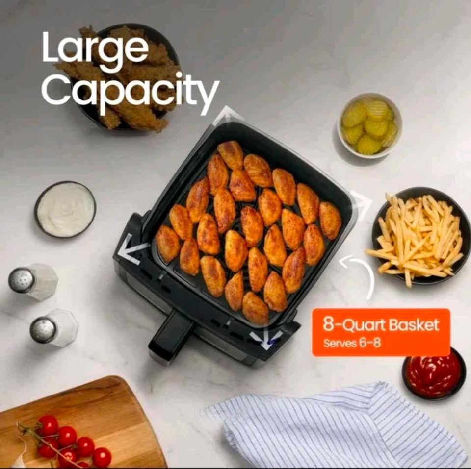 Gourmia 8 Qt Digital Window Air Fryer - Open Box - photo 5
