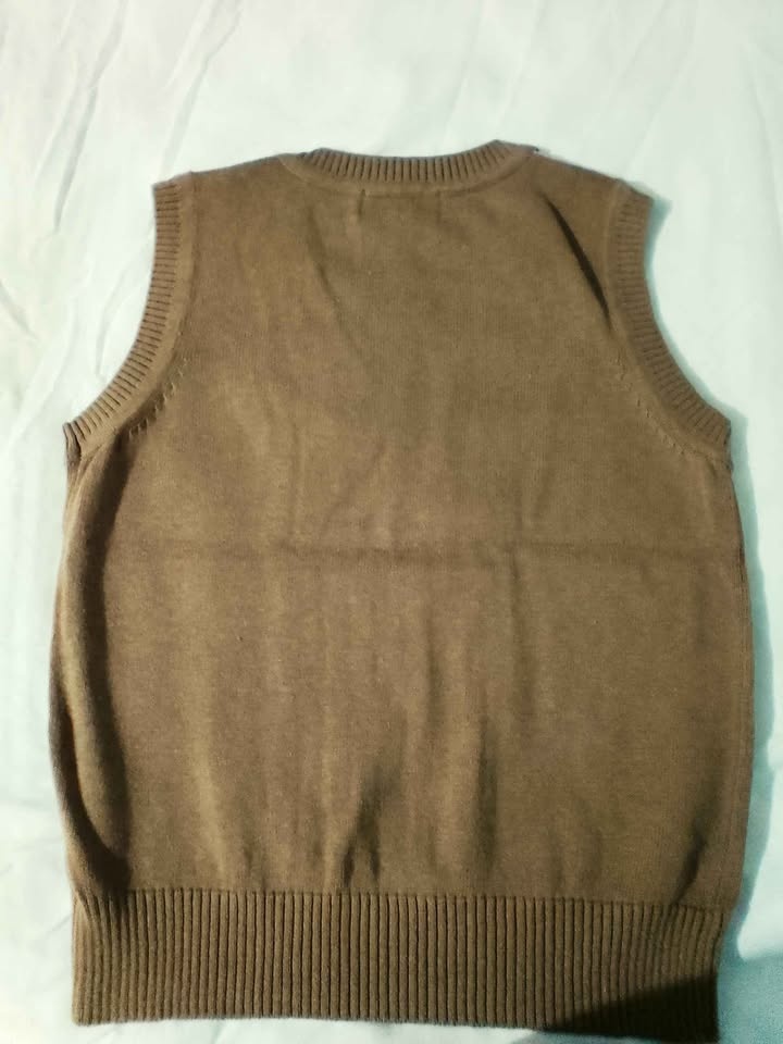 La Royale Brown Striped V-Neck Sweater Vest 4Y New - photo 3