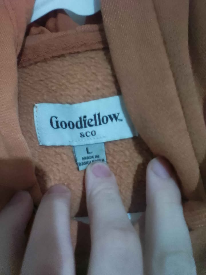 Goodfellow & Co Orange Hoodie L - photo 4