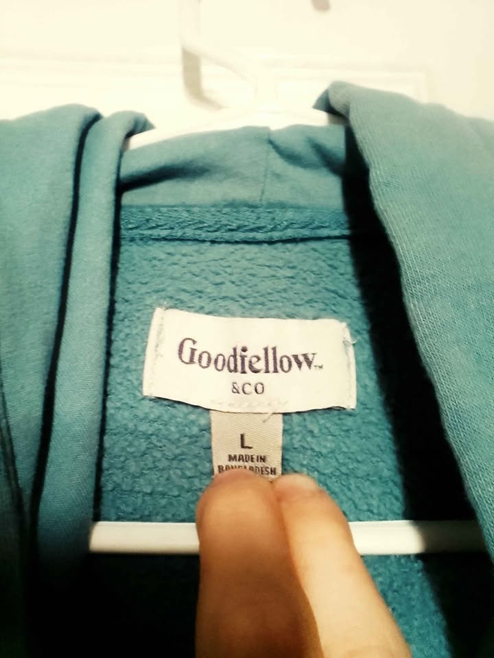 Goodfellow & Co Teal Hoodie Large - photo 4