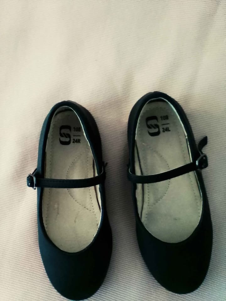 Black Mary Jane Flats Size 24 - photo 2