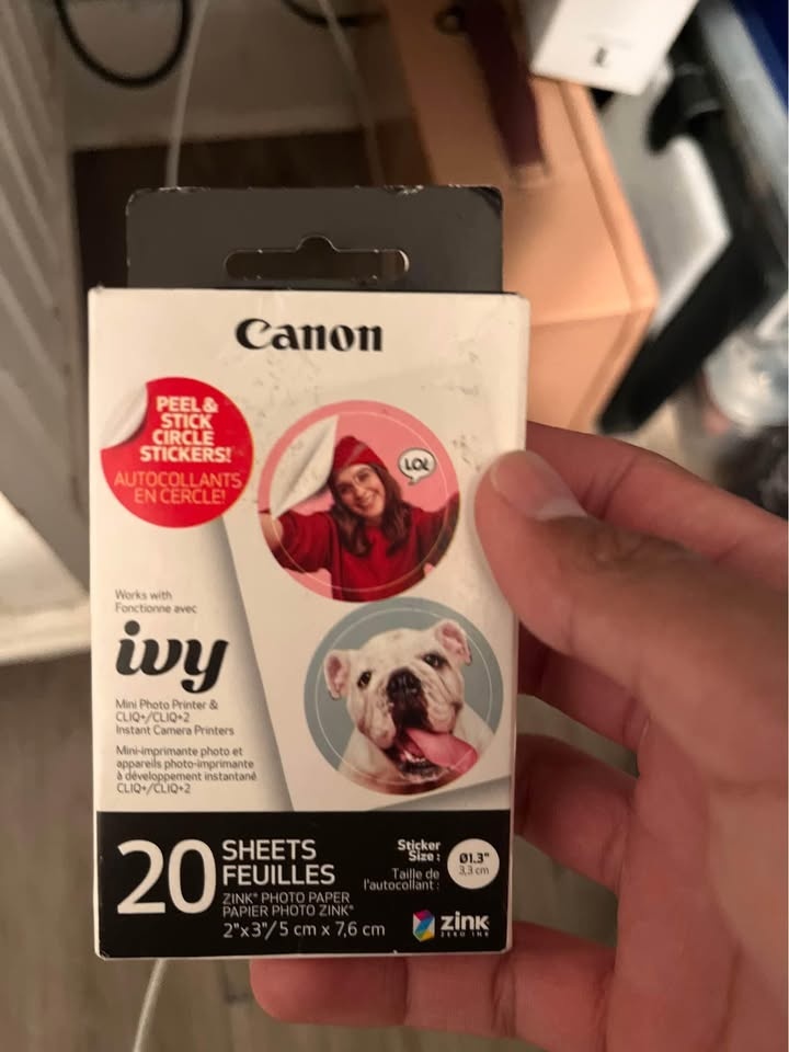 Canon Peel And Stick Circle Stickers