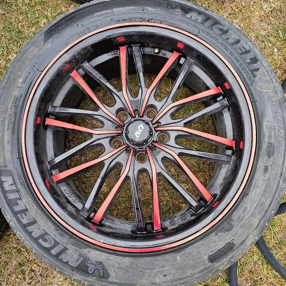 215/55/18 Michelin Tires with Dai Alloy Rims 5x114.3 - photo 2