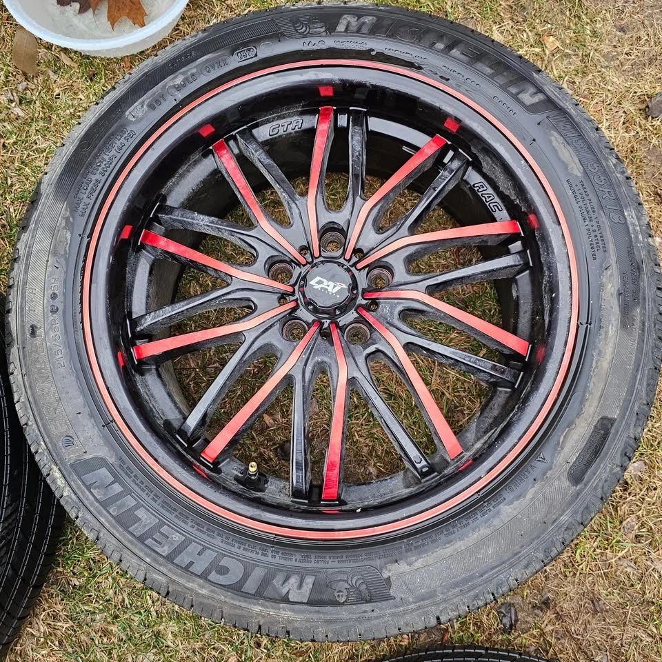 215/55/18 Michelin Tires with Dai Alloy Rims 5x114.3 - photo 4