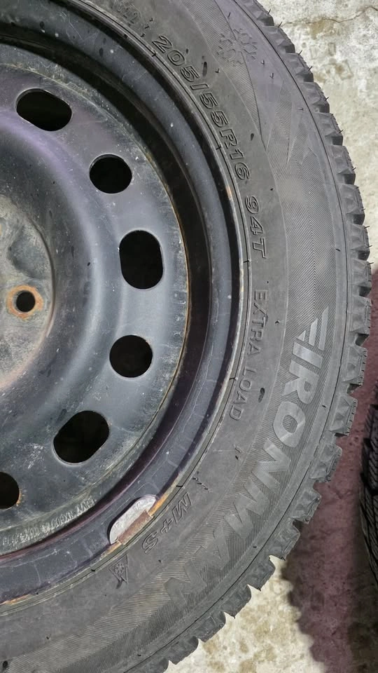 205/55/16 Ironman Winter Tires w/ Steel Rims - photo 3