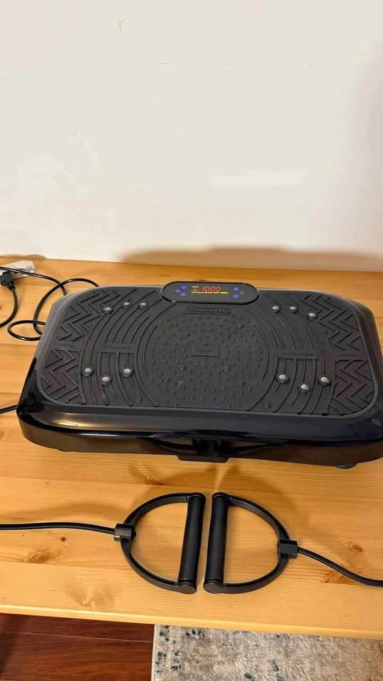 Vibration Plate Exercise Machine 199 Speed LED Bluetooth, New