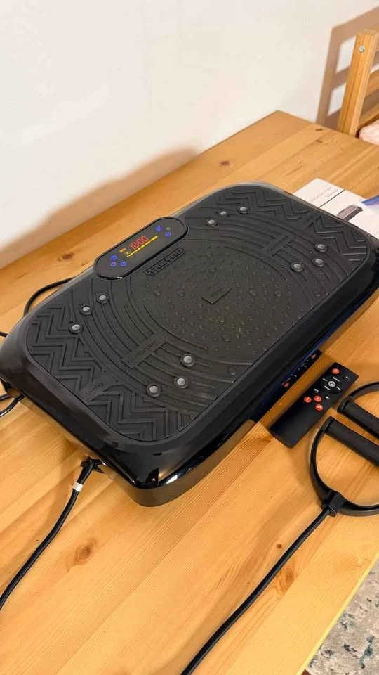Vibration Plate Exercise Machine 199 Speed LED Bluetooth, New - photo 3
