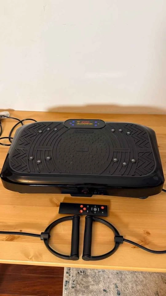Vibration Plate Exercise Machine 199 Speed LED Bluetooth, New - photo 4