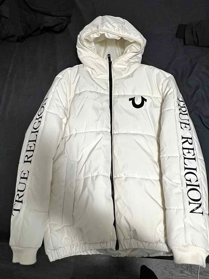 True Religion White Puffer