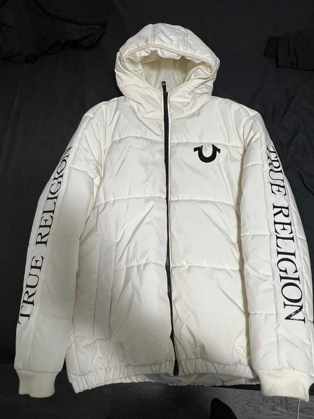True Religion White Puffer