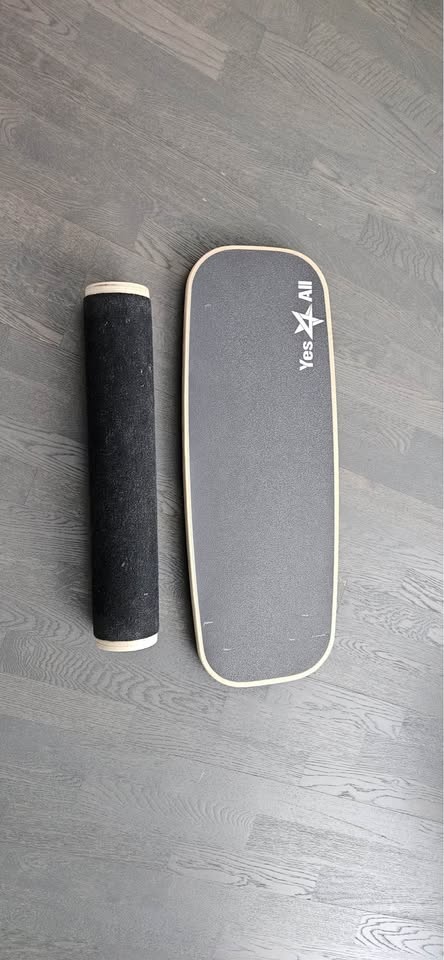 Yes4All Wooden Balance Board + Roller