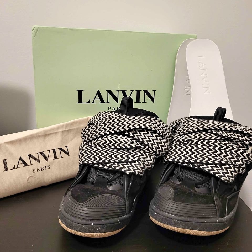 Lanvin Curb Black/White/Gum