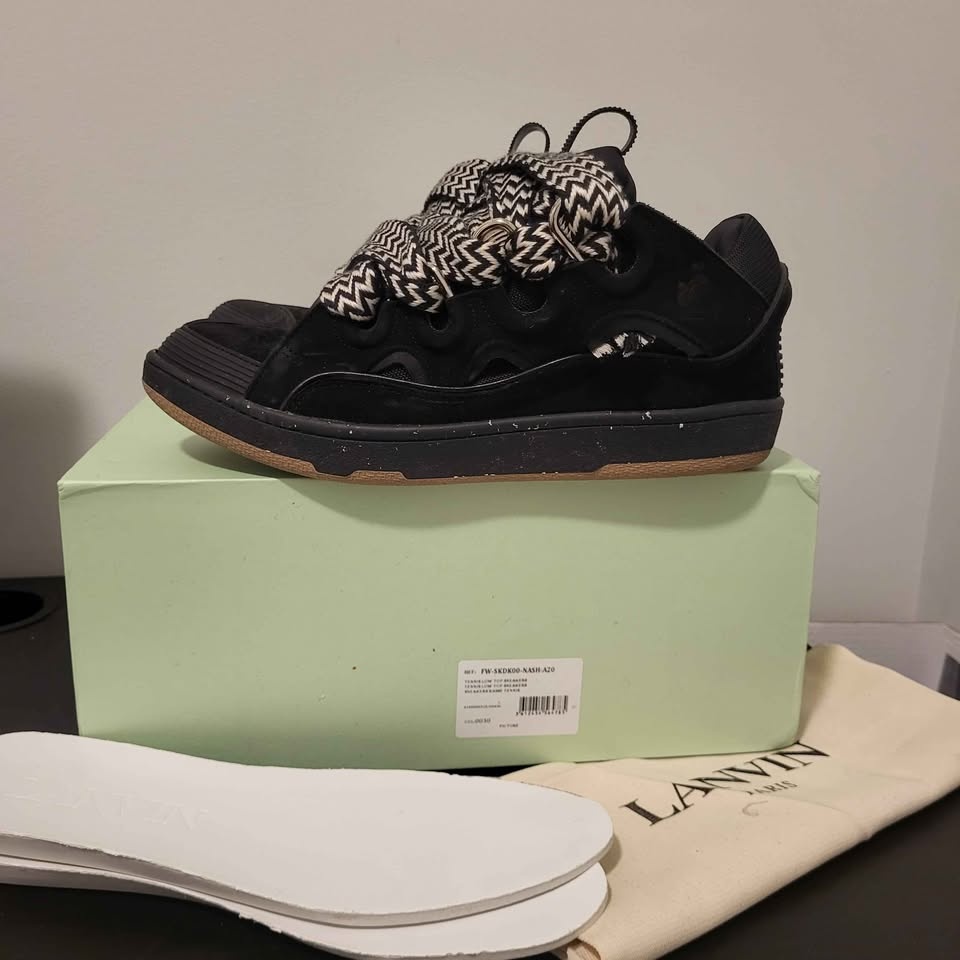 Lanvin Curb Black/White/Gum - photo 4