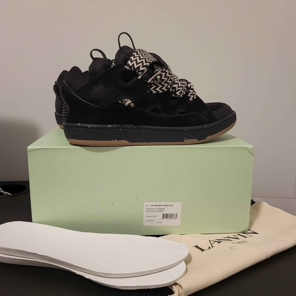 Lanvin Curb Black/White/Gum - photo 5