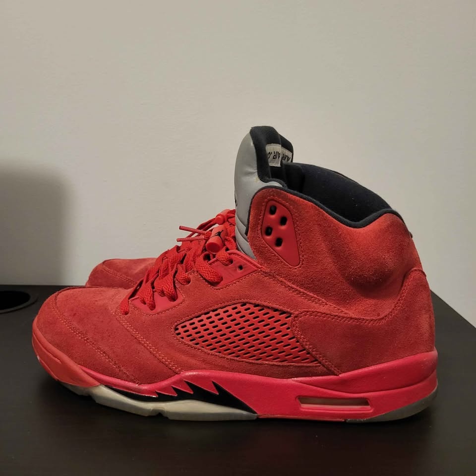 Jordan 5 Red Suede - photo 2