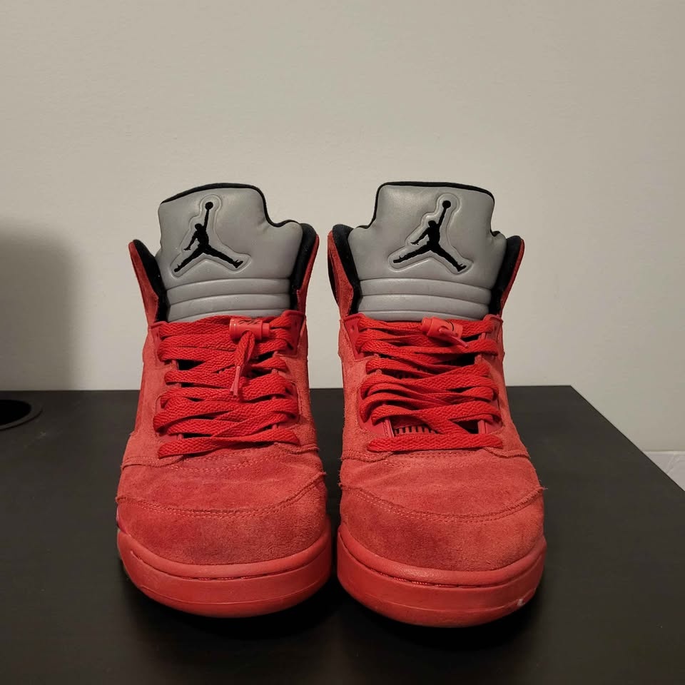 Jordan 5 Red Suede - photo 3
