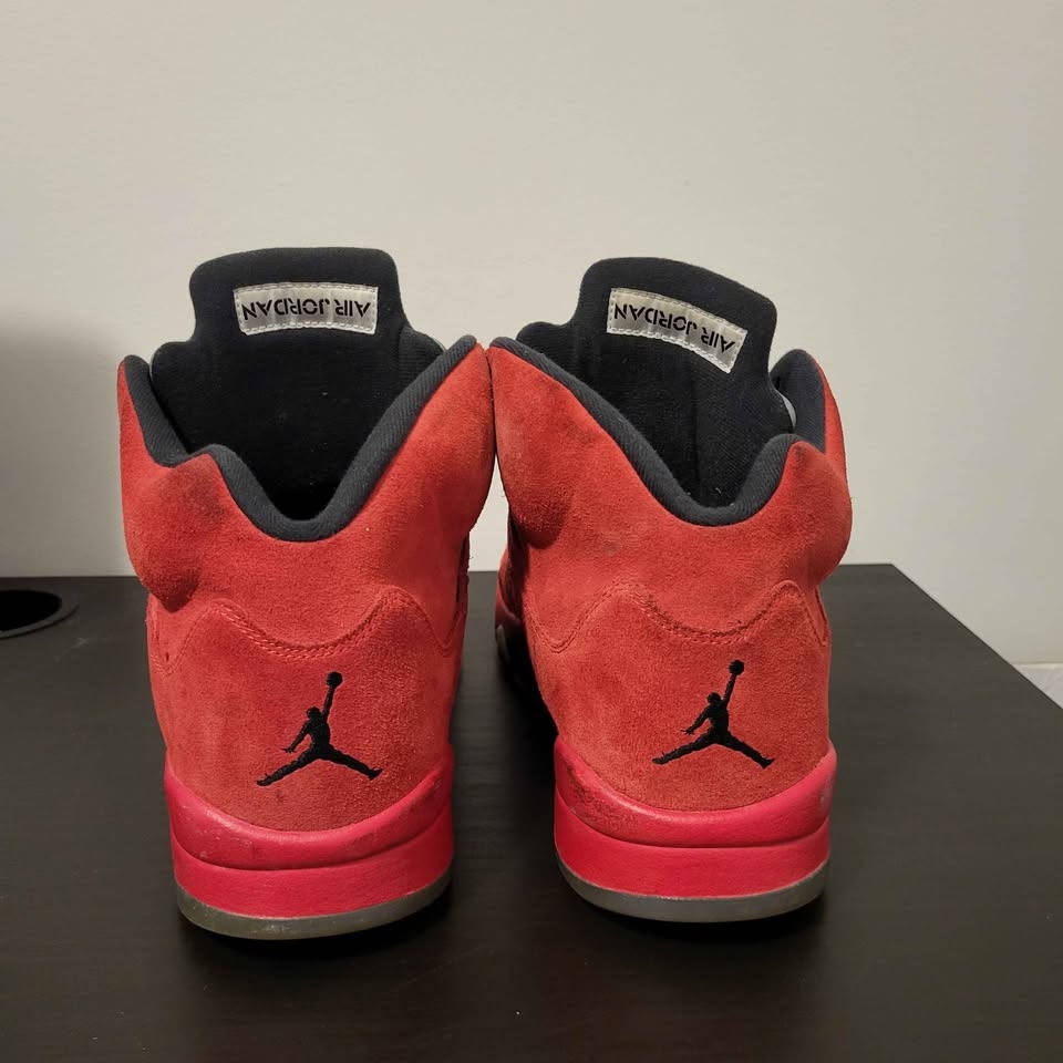 Jordan 5 Red Suede - photo 4