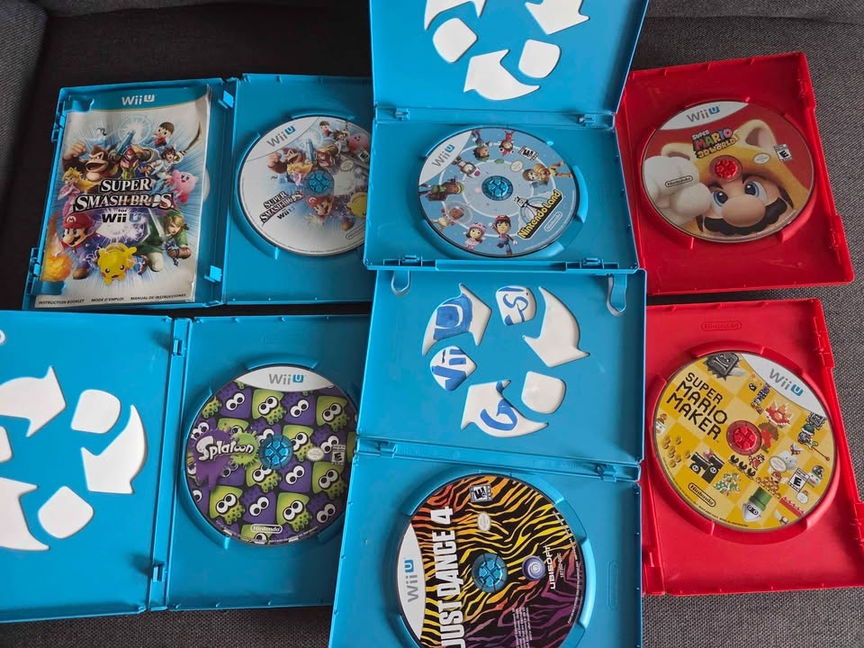 NINTENDO WII U GAME COLLECTION - (Mario, smash,splatoon) - photo 2