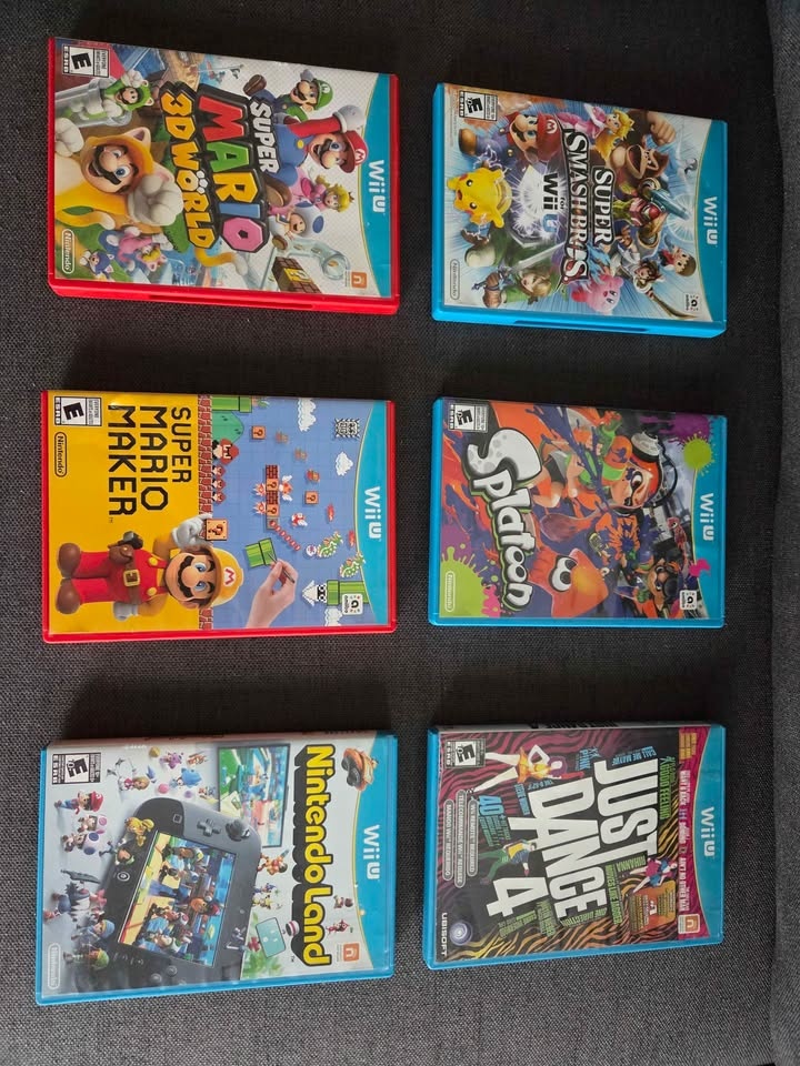 NINTENDO WII U GAME COLLECTION - (Mario, smash,splatoon) - photo 4