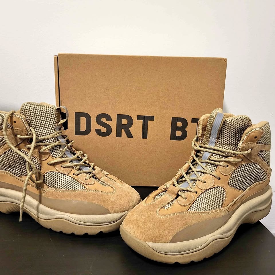 Adidas Yeezy Desert Boot "Rock" Size 13