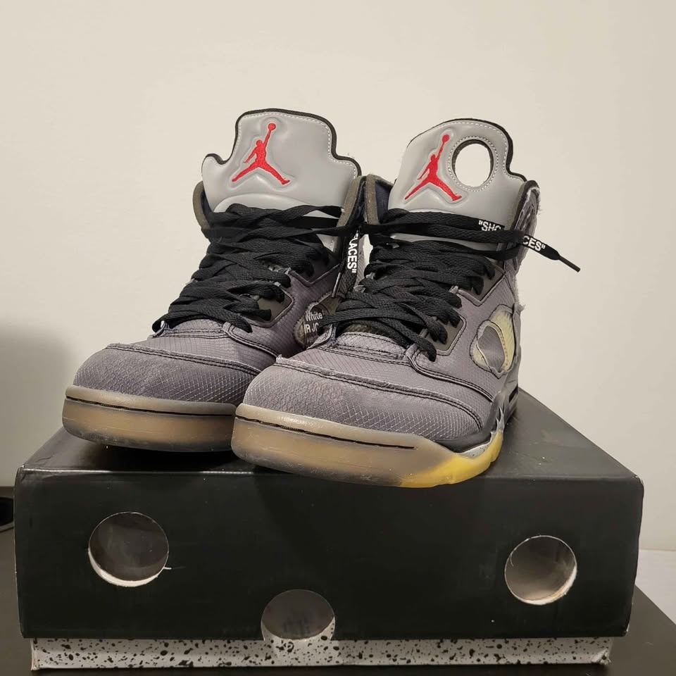 Air Jordan 5 Off-White Muslin - photo 2