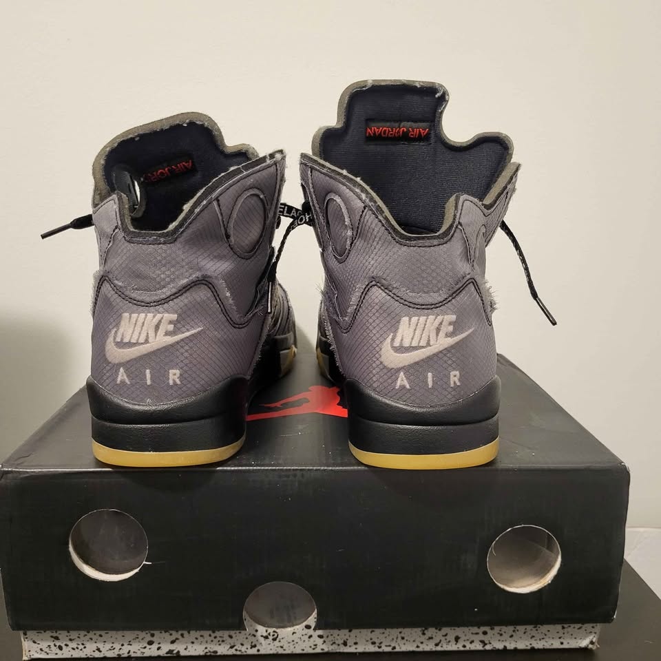 Air Jordan 5 Off-White Muslin - photo 4