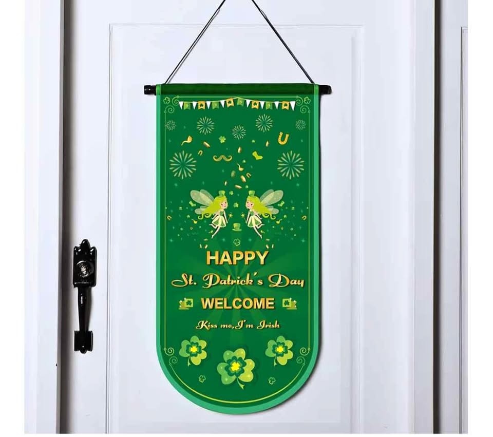 St Patrick's Day Banner - Washable & Reusable