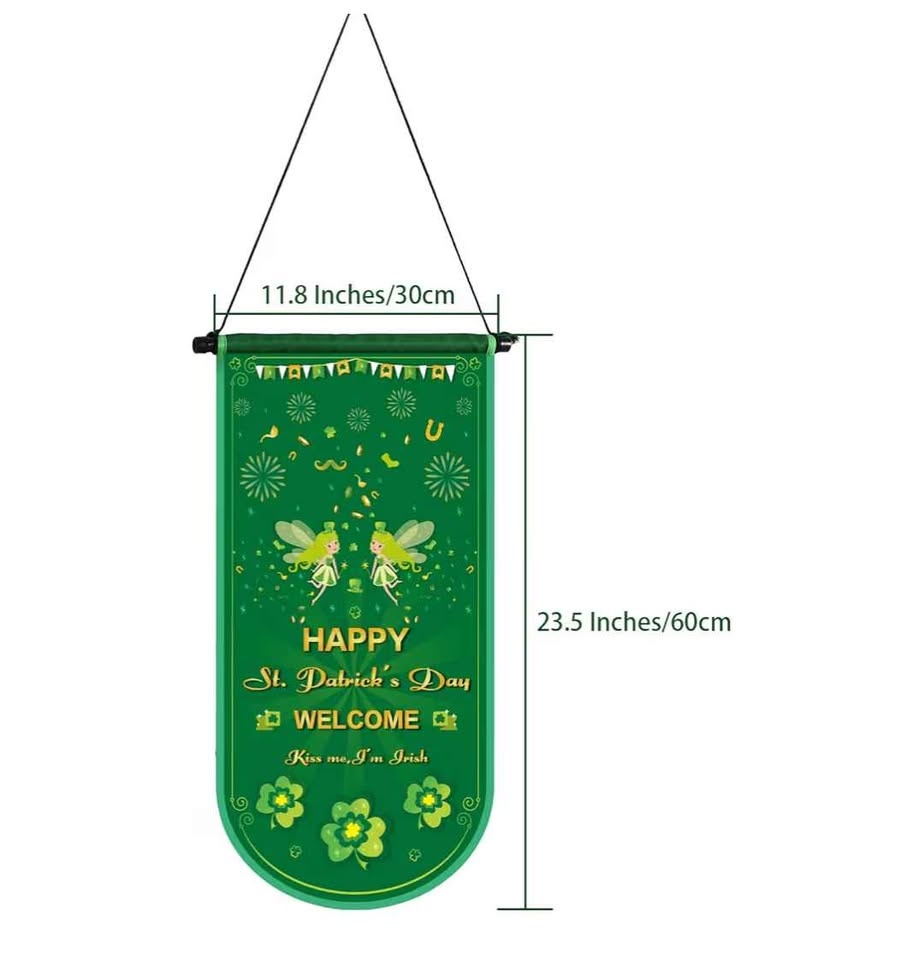 St Patrick's Day Banner - Washable & Reusable - photo 2