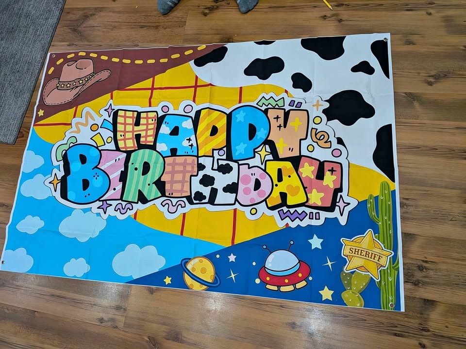 New Toy Story Themed Party Backdrop