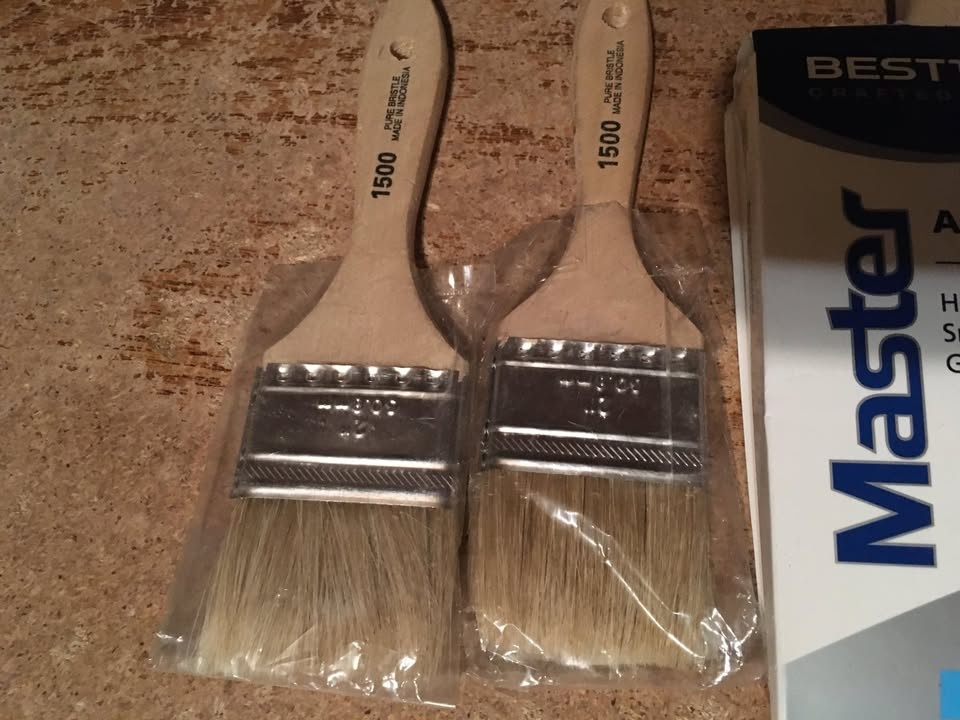 LOT OF 5 PAINT BRUSHES BESTT LIEBCO MASTER 4" WALL POLYESTER/NYL - photo 4