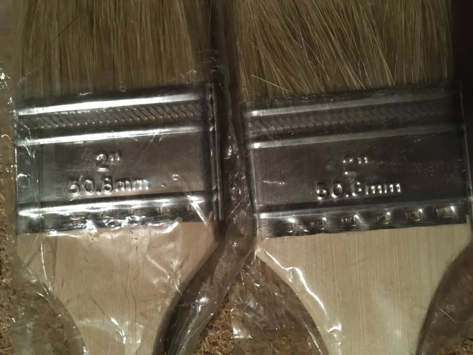 LOT OF 5 PAINT BRUSHES BESTT LIEBCO MASTER 4" WALL POLYESTER/NYL - photo 5