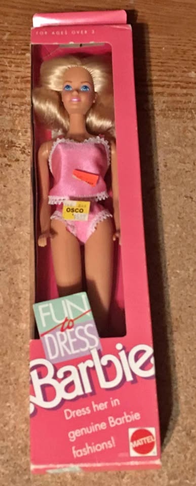 VINTAGE MATTEL 1989 FUN TO DRESS BARBIE 4808