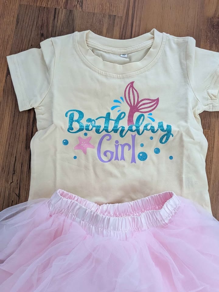🏆 New Beautiful Birthday Girl Outfit Set - photo 2