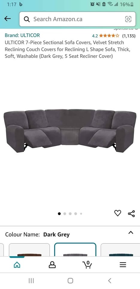 7 Piece Sectional Sofa Cover - photo 2