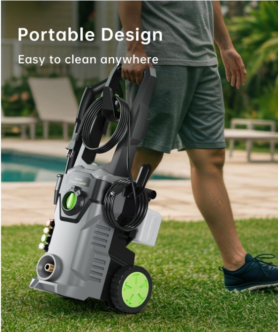 Electric Pressure Washer, 4500PSI - photo 2