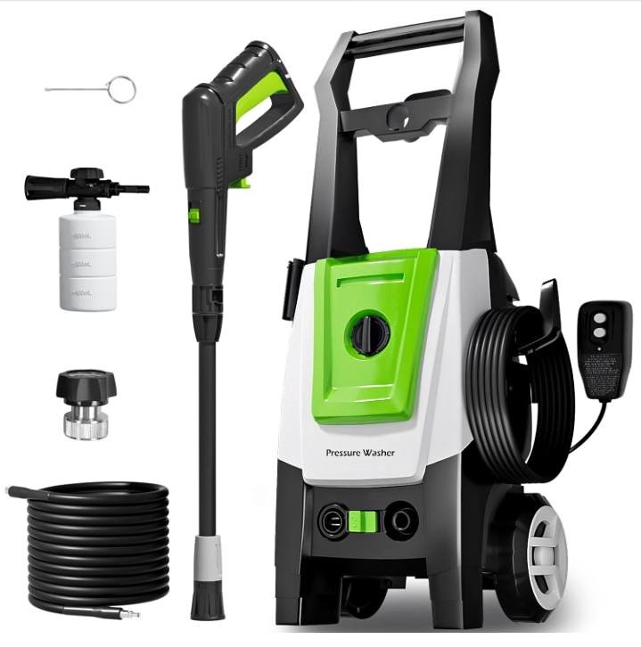 Pressure Washer 3500 PSI w/ Adjustable Spray Nozzle, 55ft Hose