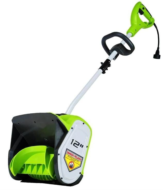 Electric Corded Snow Shovel, 20ft Throwing Distance