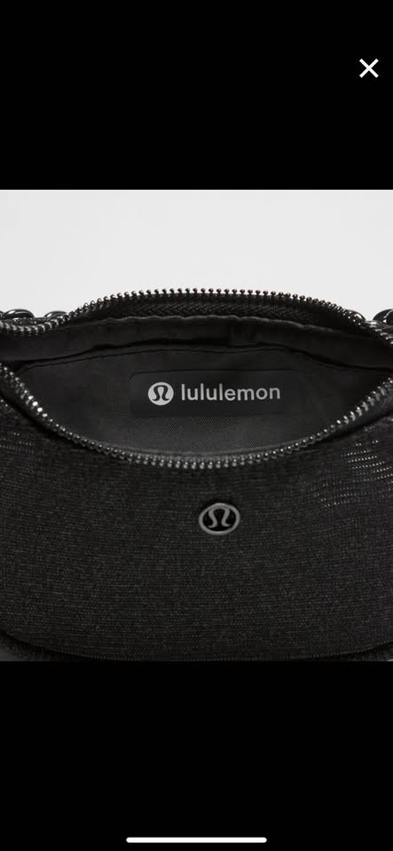 NWTS Lululemon Glitter Nano Bag Black/Gunmetal - photo 3