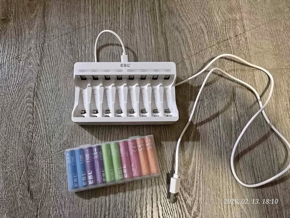 EBL AAA Batteries and Charger