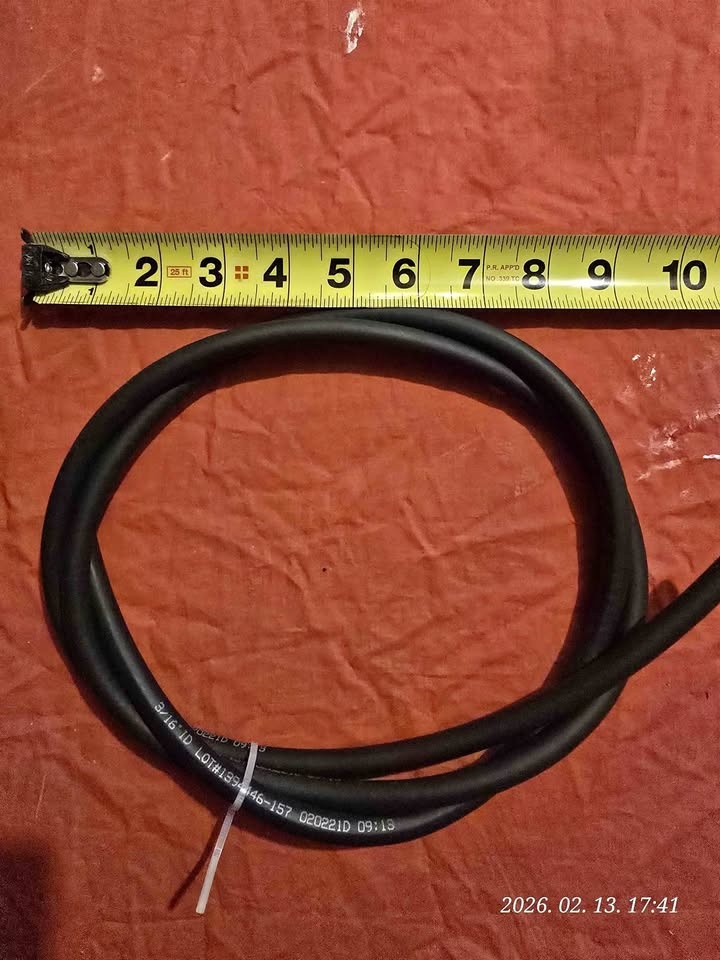 Free Petroleum Hose 3/16" ID