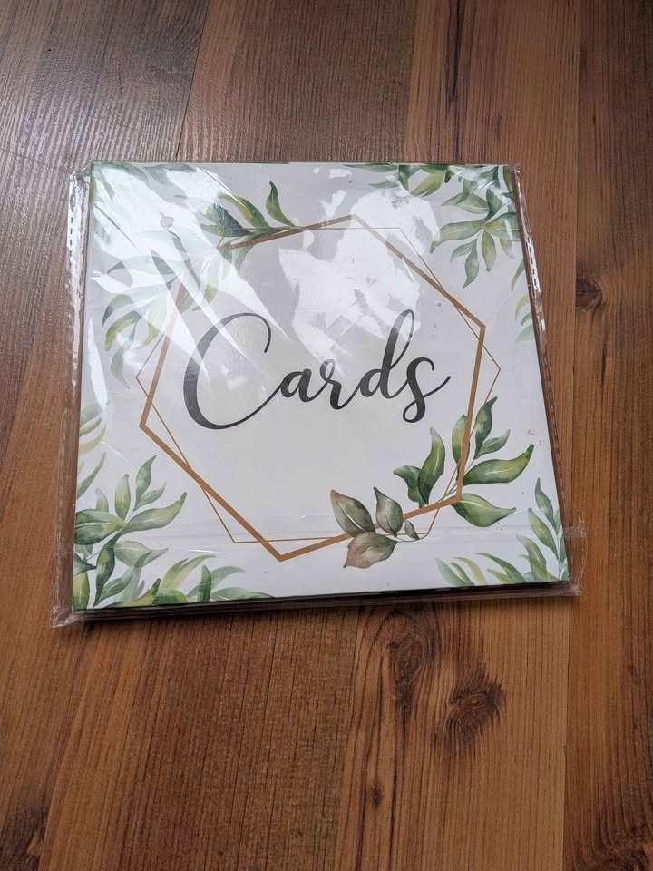 🏆new greenery themed card box for money or gift cards for w - photo 4