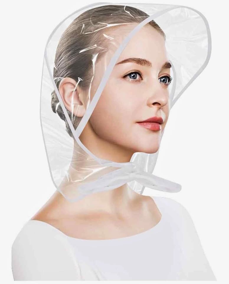 🏆 Brand new plastic bonnet/rain hat for hair protection