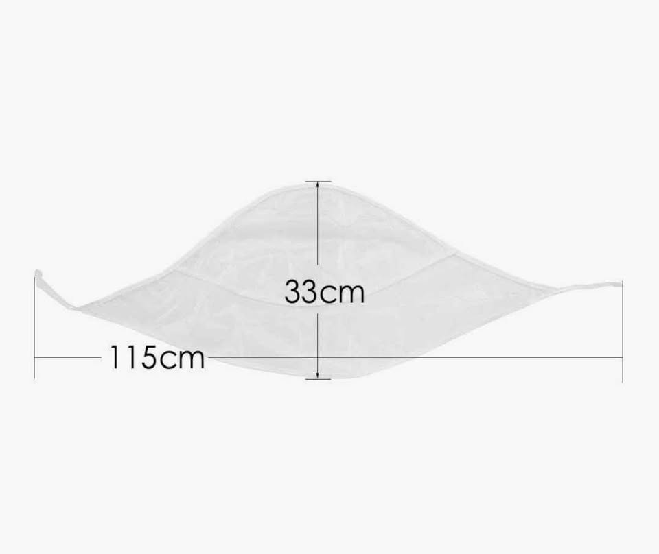 🏆 Brand new plastic bonnet/rain hat for hair protection - photo 4