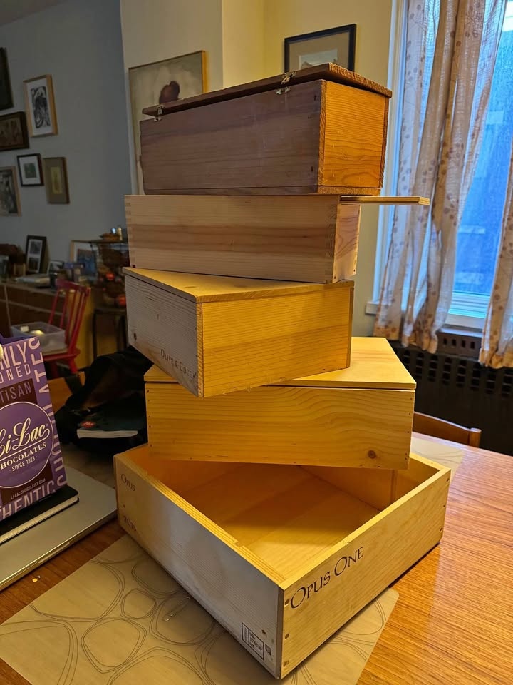 Wood Wine Boxes