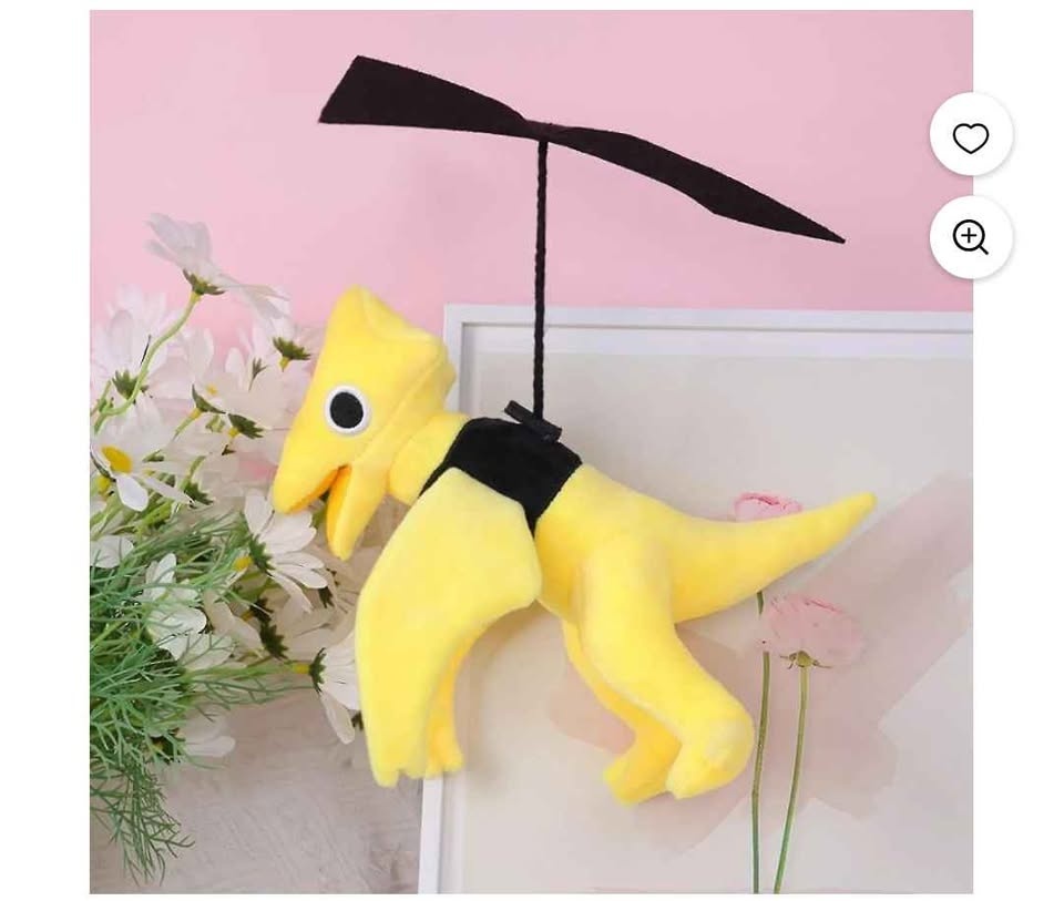 🏆 New Rainbow Friends Yellow Plush Toy - photo 2