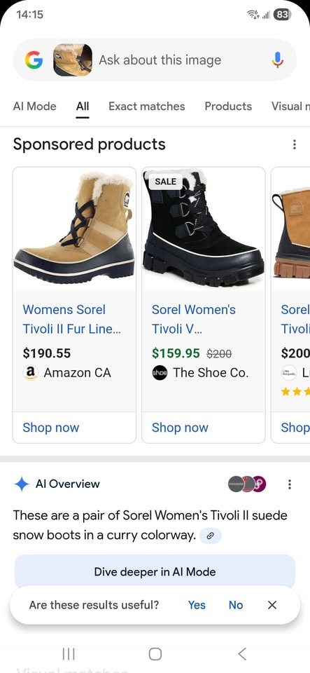 Sorel Tivoli Fur Lined Winter Boots - Ladies Size 8 - photo 5